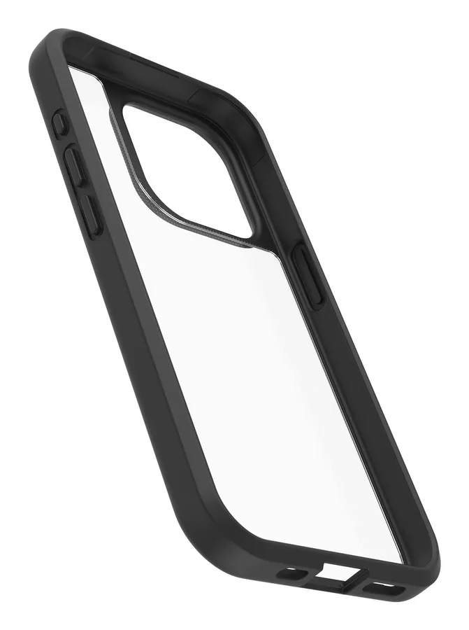 OB REACT APPLE IPHONE 15 PRO/BLACK CRYSTAL CLEAR/BLACK PP