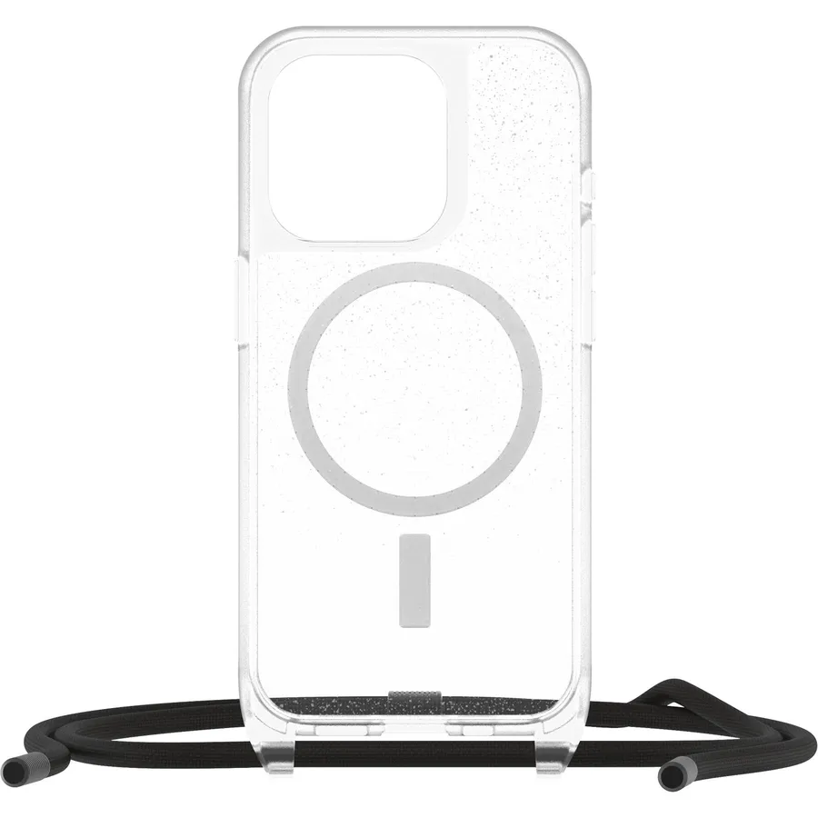 OB REACT NECKLACE MAGSAFE APPLE/IPHONE 15 PRO STARDUST CLEAR PP