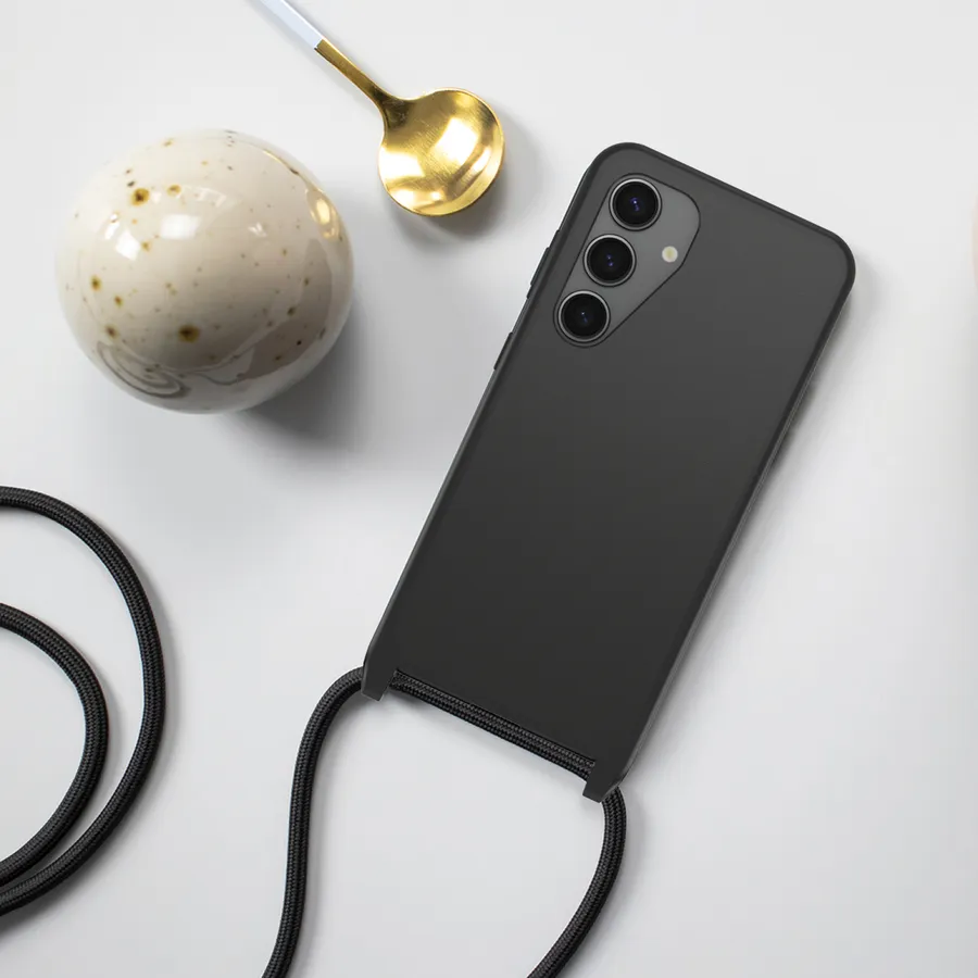 OB REACT NECKLACE SAMSUNG S24/GALAXY BLACK