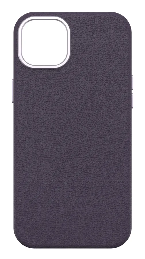 OB SYMMETRY CACTUS LEATHER/APPLE IPHONE 15 PLUS LUXE PURPLE