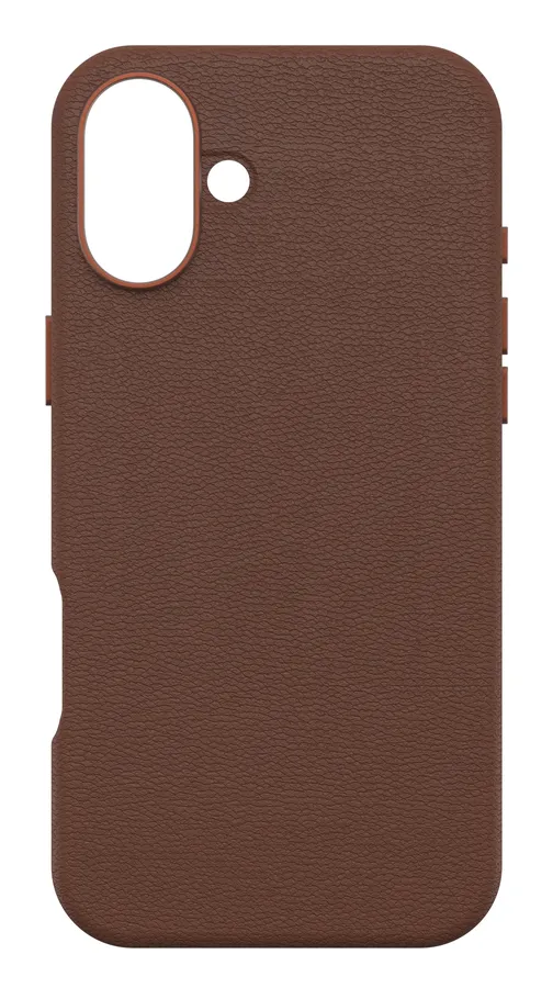 OB SYM CACTUS LEATHER APPLE/IPHONE 16 PLUS RICH ADOBE-BROWN