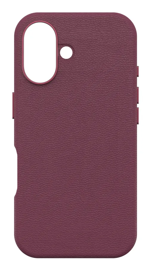 OB SYM CACTUS LEATHER APPLE/IPHONE 16 MAROON BELLS - RED