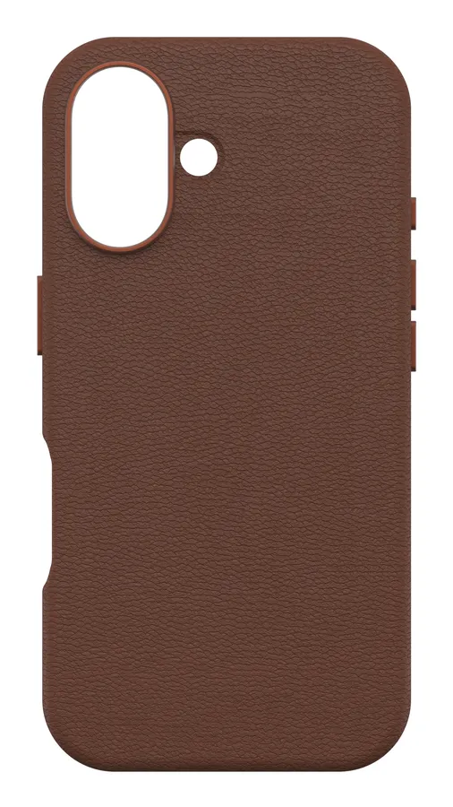 OB SYM CACTUS LEATHER APPLE/IPHONE 16 RICH ADOBE - BROWN