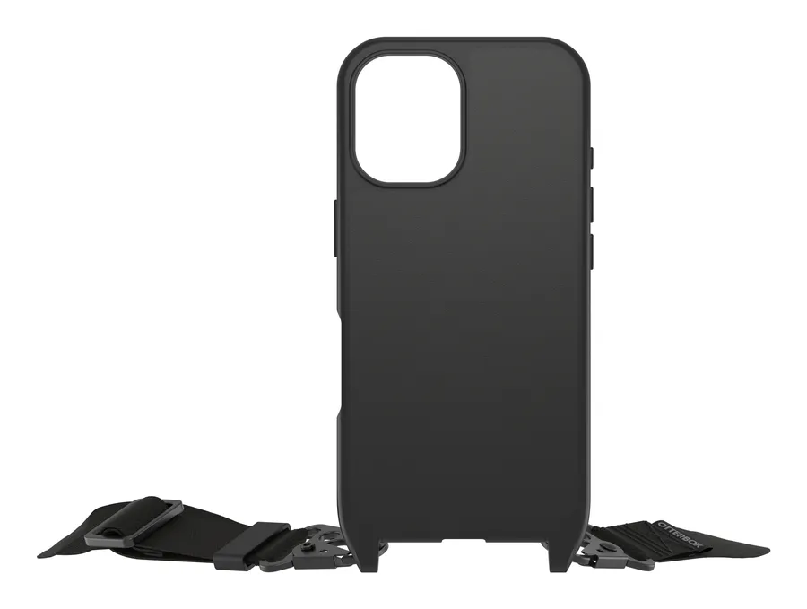 OB REACT NECKLACEMAGSAFE APPLE/IPHONE 16 - BLACK - PROPACK