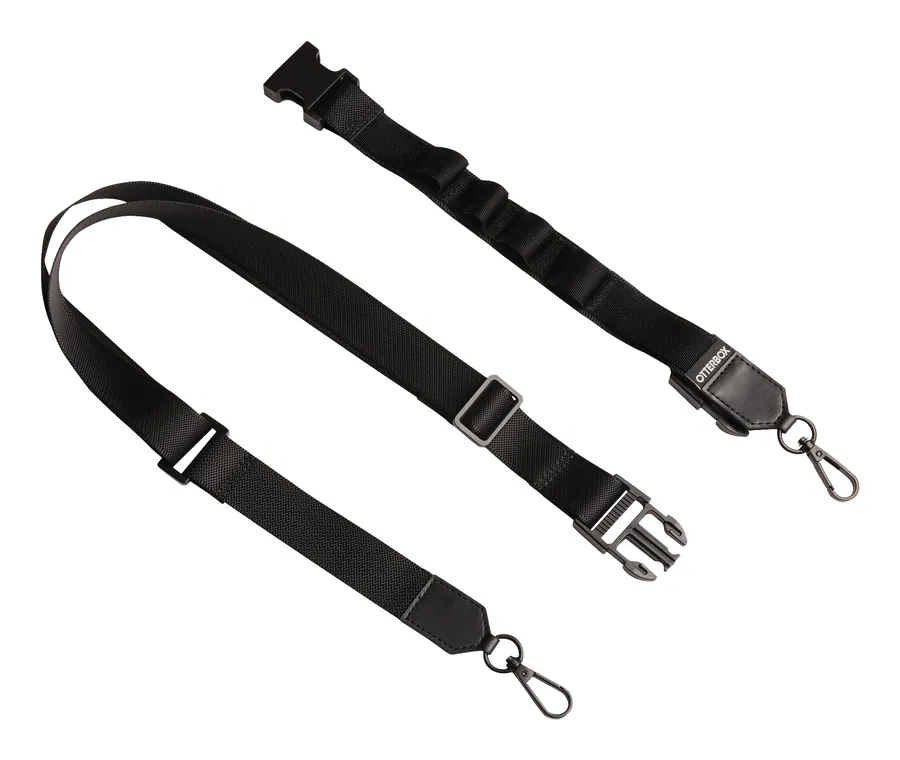 OB CASE ATTCH 2IN1 CROSSBODY/STRAP-BLACK