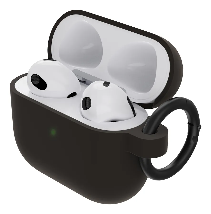 HEADPHONE CASE APPLE AIRPODS/(3RD GEN) BLACK CRYSTAL - BLACK