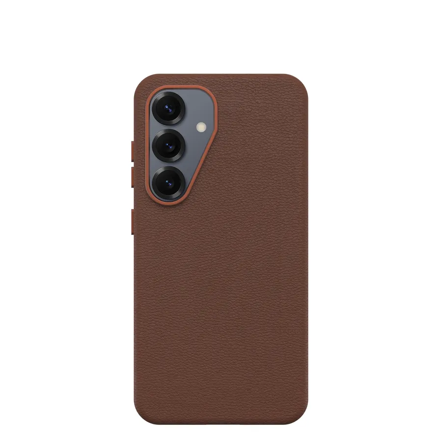 OB SYM CACTUS LEATHER SAMSUNG/GALAXY S25 RICH ADOVE-BROWN