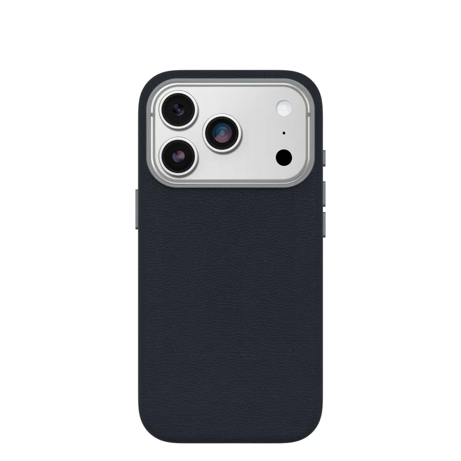 OB SYMMETRY CACTUS LEATHER CAM/CONTROL APPLE IPHONE 17 PRO BLUE