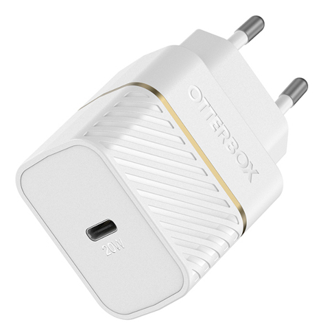 OTTERBOX EU WALL CHARGER 20W -/1X USB-C 20W USB-PD WHITE