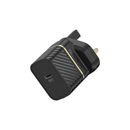 OTTERBOX UK WALL CHARGER 30W/GAN 1X USB-C 30W USB-PD BLACK