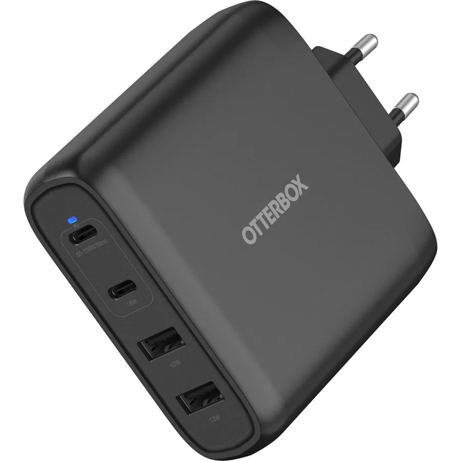 OB STANDARD EU WALL CHARGER/100W GAN 2XUSB-C+2XUSB-A USB-PD