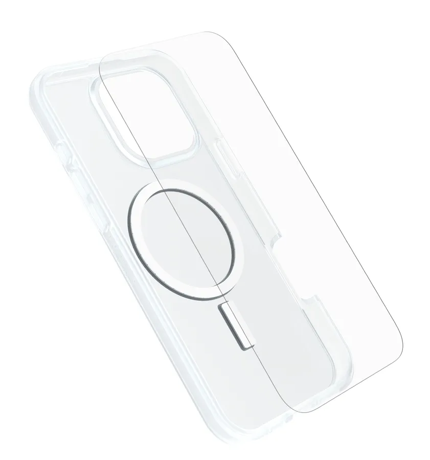 OB REACT MAGS+GLASS APPLE/IPHONE 16 PRO MAX CLEAR