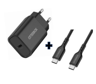 OB STANDARD EU WALL CHARGER/BUNDLE USB-C 30W USB-PD + STANDA